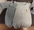 班杰威爾嬰兒衣服春秋季夾棉連體衣寶寶保暖哈衣爬服 保暖藍(lán)色2件裝 73碼 曬單實(shí)拍圖