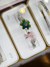 中銀鑫行桃花轉(zhuǎn)運(yùn)珠吊墜足金999黃金項(xiàng)鏈掛墜硬金DIY手串送女友禮物 桃花吊墜（克重多退少補(bǔ)） 約0.8g 曬單實(shí)拍圖