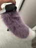 貝兒尾巴兒童道具兒童狐貍尾巴綁帶毛絨狐娘尾巴腰帶 林娜貝爾尾巴   紫色 曬單實(shí)拍圖