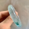 緬甸冰種飄花翡翠手鐲緬甸冰透水潤圓條玉鐲翡翠處理葉子吊墜套裝 53尺寸手鐲單個(gè)帶禮盒 曬單實(shí)拍圖