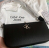 Calvin Klein時(shí)尚單肩包禮物鏈條包包金屬字母旋扣翻蓋CK女包斜挎馬鞍包DH3240 曬單實(shí)拍圖