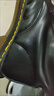 馬丁博士（Dr.Martens）英倫經(jīng)典款通勤光面皮黑色高幫工裝冬馬丁靴1460瘋馬皮 36 曬單實(shí)拍圖