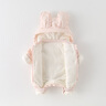 G.DUCKKIDS小黃鴨嬰兒羽絨服連體衣滿(mǎn)月女寶寶周歲衣服新生兒輕薄白鴨絨哈衣 粉色 66 尺碼3-6個(gè)月建議寶寶10-13斤c 曬單實(shí)拍圖