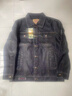 Lee dprre經(jīng)典牛仔夾克男2025新款男裝秋冬大碼翻領(lǐng)復古機車(chē)牛仔衣外套男士 3219-復古藍 S 曬單實(shí)拍圖