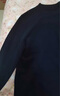 SHANSHAN杉杉【100%羊毛】羊毛衫男2025冬季新款保暖內搭男士套頭針織毛衣 黑色 L /175 曬單實(shí)拍圖
