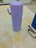 特百惠（Tupperware）小巧瓶190ML便攜保溫杯直飲杯男女學(xué)生兒童水杯子 冰沙紫 曬單實(shí)拍圖