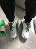 Saucony索康尼彭于晏同款勝利22跑步鞋男緩震舒適慢跑鞋白綠41 曬單實(shí)拍圖