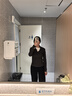 森馬（Semir）長袖T恤女設(shè)計感分割運動風2025冬季發(fā)熱抓絨打底衫109725101001 曬單實拍圖