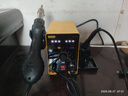 得力（deli）焊臺臺式電烙鐵熱風(fēng)槍二合一可調溫電路板維修焊接焊錫槍雙數顯 曬單實(shí)拍圖