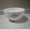 紅牡丹景德鎮骨瓷米飯碗家用陶瓷碗盤(pán)餐具釉下彩喬遷碗具送禮碗筷碟子勺 隱逸青山5英寸直口澳碗1個(gè) 曬單實(shí)拍圖