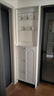 圣芳黛入戶(hù)翻斗鞋柜家用門(mén)口大容量超薄帶衣架簡(jiǎn)約現代白色多功能門(mén)廳柜 三翻斗帶一門(mén)110*24*206cm 曬單實(shí)拍圖