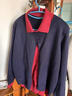 恒源祥假兩件針織開(kāi)衫毛衣外套洋氣秋冬新款顯瘦羊·毛上衣時(shí)尚2025年春 藏青色 【指定專(zhuān)賣(mài)店】 S 建議80-90斤 曬單實(shí)拍圖