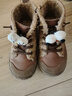M1&M2西班牙童鞋兒童加絨帆布鞋男童女童冬季新品中幫軟底棉鞋魔術(shù)貼 駝色 28 適合腳長(cháng)16~17cm 曬單實(shí)拍圖