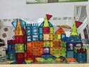 奧迪雙鉆（AULDEY）兒童磁力片彩窗積木磁性磁力玩具3-6歲男孩女孩玩具生日禮物116片 曬單實(shí)拍圖
