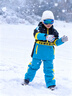 DOOK SNOW新款兒童滑雪服套裝男童女童專(zhuān)業(yè)單板雙板分體加厚防水滑雪衣褲 藍（男童） 140 曬單實(shí)拍圖