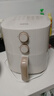 蘇泊爾（SUPOR）空氣炸鍋 家用小型電炸鍋  雙旋鈕控溫調時(shí) 多功能烤紅薯烤串一體機 輕音運作蒸氣嫩炸 【輕音運作】 4.2L 曬單實(shí)拍圖