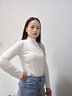 婷美（GRACEWELL）半高領(lǐng)女士打底衫女秋冬季內搭長(cháng)袖修身高彈打底內衣薄款上衣QS 曬單實(shí)拍圖