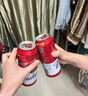 百威啤酒TOP淡色拉格450ml*18聽(tīng)整箱裝新老包裝交替發(fā)貨 中秋送禮  曬單實(shí)拍圖
