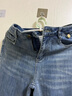百圖betu女裝2025夏季新款牛仔微喇褲高腰緊身拖地褲褲子女2507T45 牛仔色 M 曬單實(shí)拍圖