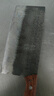 楚家刀刀具菜刀炮彈殼鋼鍛打刀切片切菜刀廚師專(zhuān)用斬切兩用菜刀 曬單實(shí)拍圖