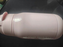 特百惠（Tupperware）保溫杯330ml兒童吸管杯男女士水杯學(xué)生便攜304不銹鋼真空保溫杯子 cc吸管保溫杯-粉色 330ml 曬單實(shí)拍圖