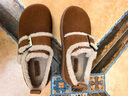百麗（Belle）復古毛邊雪地靴女2025冬新商場(chǎng)同款舒適毛里休閑鞋E5N1DDM5預售 棕色 38 曬單實(shí)拍圖