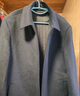 SUSTYLE國際一線(xiàn)奢侈品牌大衣男翻領(lǐng)加厚夾棉外套商務(wù)夾克男裝呢子茄克衫 灰色 L 175/L 曬單實(shí)拍圖