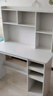 甘慕書(shū)桌學(xué)習桌書(shū)柜一體電腦桌臺式家用學(xué)生寫(xiě)字帶書(shū)架桌子辦公桌 推【標準款】暖白色100cm 【加大單桌】 曬單實(shí)拍圖