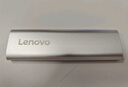 聯(lián)想（Lenovo）2TB 移動(dòng)硬盤(pán)固態(tài)(PSSD) ZX1 Type-c USB3.1雙接口 讀速560MB/s 手機直連 電腦 銀色 曬單實(shí)拍圖
