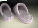 merdor冬季棉拖鞋男士室內家居保暖防滑居家用情侶毛絨地板棉拖鞋女秋冬 紫色 38-39 曬單實(shí)拍圖
