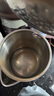 美的（Midea）電熱水壺家用電水壺燒水壺 雙層防燙 0涂層食品級304不銹鋼 1500W快速沸騰 1.7L大容量 HJ1705 曬單實(shí)拍圖