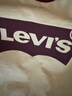 Levi's 李維斯兒童裝男童長(cháng)袖T恤春秋款圓領(lǐng)打底衫百搭撞色插肩袖上衣 焦糖布丁白 140 /68 【建議身高128-140cm】 曬單實(shí)拍圖