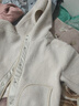 唐獅（TonLion）2024女連帽拼接外套 深乳白 L  曬單實(shí)拍圖