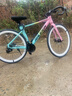 蘭令公路車(chē)自行車(chē)全內線(xiàn)變速碟剎賽車(chē)成年人男學(xué)生女青少年代步單車(chē) 彩虹色 全內線(xiàn) 彎把 700C（165-188CM） 24速 藍圖變速 碟剎 40刀 曬單實(shí)拍圖