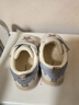 泰蘭尼斯冬季童鞋學(xué)步鞋男女寶寶加絨保暖棉鞋軟底面包鞋白/杏/灰25 曬單實(shí)拍圖