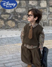 迪士尼品牌童裝男童套裝2025新款韓版春秋長(cháng)袖襯衫針織馬甲洋氣燈籠休閑 咖色馬甲+襯衫+褲子 三件套 鎹· 120 曬單實(shí)拍圖