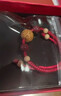 蒲戀桃核手串?huà)雰簩殞汅@嚇桃木手串兒童桃胡紅繩成人桃木朱砂手鏈腳鏈 核桃紅繩手鏈 【嬰兒款0-3歲】可調節-桃木+老桃核 曬單實(shí)拍圖
