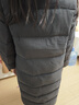 雪中飛女士羽絨服長(cháng)款冬季加厚過(guò)膝保暖美拉德連帽休閑百搭潮流羽絨外套 寶石黑 L (165) 曬單實(shí)拍圖