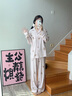 TEENIE WEENIE小熊刺繡睡衣女2025新款秋季寬松純棉印花長(cháng)袖家居服 蠟粉色滿(mǎn)印 【秋日童話(huà)|開(kāi)襟】女|長(cháng)袖長(cháng)褲 L 曬單實(shí)拍圖