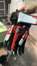 SBK皮賽道手套SB-8摩托車(chē)競技手套碳纖維護殼長(cháng)款 黑白紅 M 曬單實(shí)拍圖