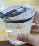 舒齊兒童牛奶杯學(xué)飲杯家用寶寶沖泡奶粉杯帶刻度杯吸管帶把玻璃水杯 曬單實(shí)拍圖