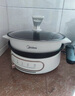 美的（Midea）烤肉鍋電烤盤(pán)多功能電火鍋一鍋多用電煮鍋分體式燉蒸煮一體電熱鍋火鍋專(zhuān)用鍋烤涮一體多功能料理鍋 9.5L 【配煎烤盤(pán)和蒸籠】HGE2803 曬單實(shí)拍圖