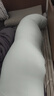 南極人（Nanjiren）A類(lèi)睡覺(jué)抱枕男生款睡覺(jué)專(zhuān)用大號玩抱睡夾腿抱沙發(fā)靠側睡夾腿枕 春夏秋季-香草綠【護腰可拆洗】 45cm*115cm 含枕芯 【成人款】 曬單實(shí)拍圖