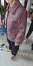 俞兆林（YUZHAOLIN）2026夏季新款時(shí)尚中老年媽媽裝50-60歲套裝洋氣短袖女母親節禮物 31232紫駝色 XL 建議115-130斤 曬單實(shí)拍圖