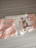 北極絨4條裝兒童內(nèi)褲女童發(fā)育期純棉女孩學(xué)生10A抑菌平角短褲寶寶中大童 曬單實(shí)拍圖