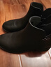 天美意女靴加絨商場(chǎng)同款復古踝靴氣質(zhì)通勤百搭女短靴時(shí)尚女鞋 黑色 42 曬單實(shí)拍圖