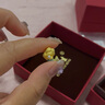 周大生腕美海洋系列黃金珍珠轉(zhuǎn)運(yùn)珠熒光琺瑯美人魚尾生日禮物送女友 美人魚轉(zhuǎn)運(yùn)珠(不配皮繩和熒光燈)1.1g 曬單實(shí)拍圖