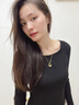 伊黛兒金色圓環(huán)水滴長(zhǎng)款毛衣鏈女2025新款輕奢高級(jí)感項(xiàng)鏈小眾脖子配飾品 L2640高街水滴毛衣鏈 曬單實(shí)拍圖
