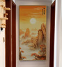 佐羅曼玄關(guān)裝飾畫(huà)正對門(mén)入戶(hù)走廊過(guò)道壁畫(huà)豎版掛畫(huà)山水畫(huà)風(fēng)景畫(huà)掛墻壁 旭日東升A 80*160 鋁合金+晶瓷（不帶燈） 曬單實(shí)拍圖