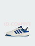 adidas ENTRAP美式校園風(fēng)運動(dòng)少年感復古籃球風(fēng)板鞋男女阿迪達斯 白/藍   38 曬單實(shí)拍圖